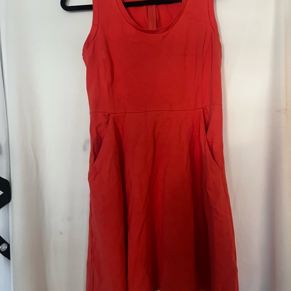 Banana Republic Vibrant Coral Mini Dress